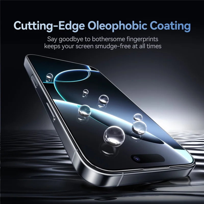 JOYROOM JR-MQS0567 For iPhone 17 Screen Protector Silk Printing 2.5D High Aluminium-Silicon Glass Clear Film