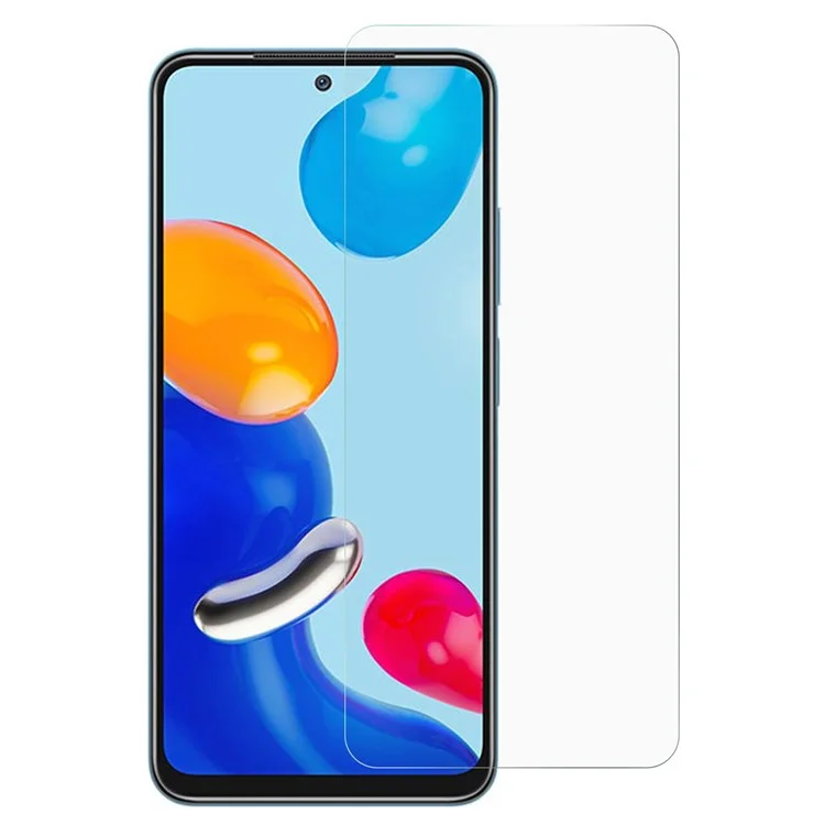 AMORUS Per Xiaomi Redmi Note 11 4G (Qualcomm)/Note 11S 4G HD Clear 2.5D Arc Edge High Aluminum-silicon Glass Anti-explosion Screen Protector