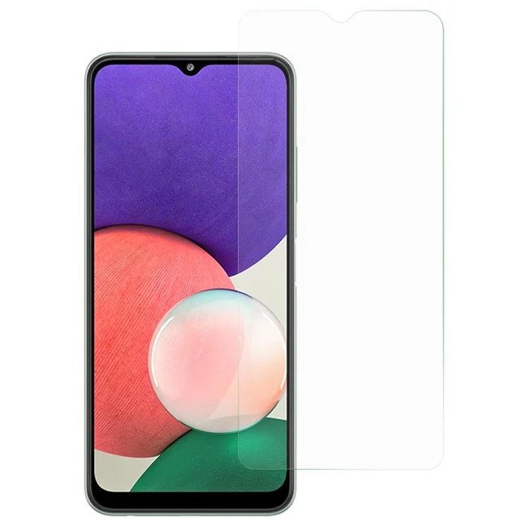 AMORUS для Samsung Galaxy A22 5G (европейская версия) Высококачественный экран из алюминиево-кремниевого стекла с защитой 2,5D Arc Edge, ультрачистое экранное покрытие