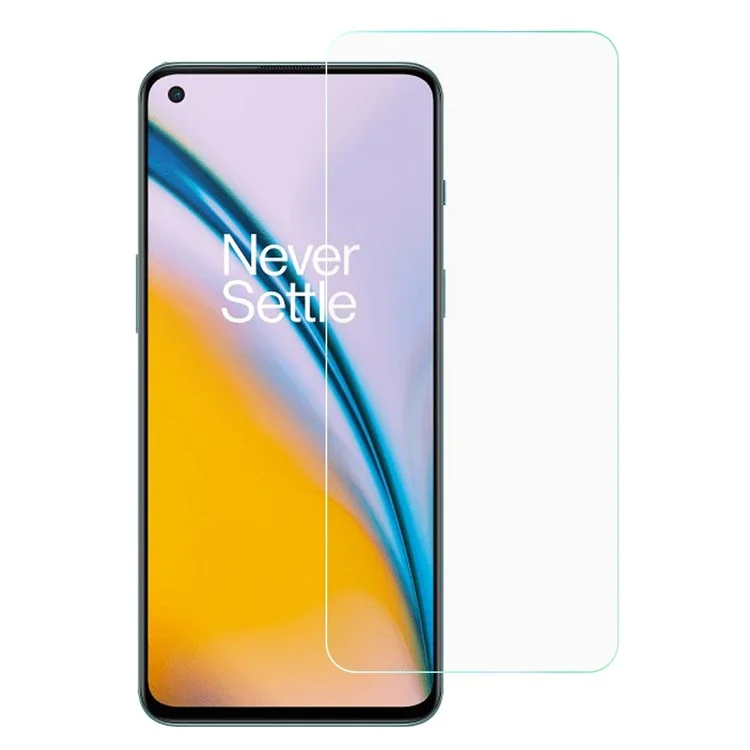 AMORUS Screen Film for OnePlus Nord 2 5G High Hardness Anti-scratch 2.5D High Aluminum-silicon Glass HD Clear Protector