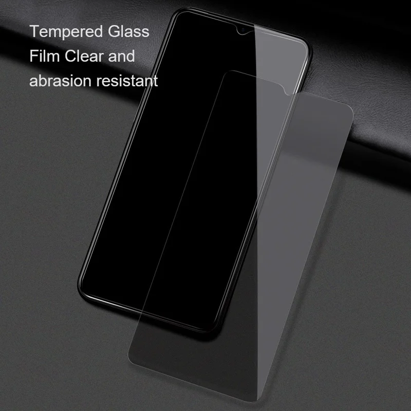 AMORUS For Samsung Galaxy A41 (Global Version) 2.5D Arc Edge High Aluminum-silicon Glass Screen Protector 9H Hardness Anti-explosion Film
