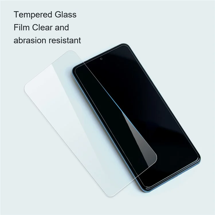 AMORUS For Xiaomi Mi 10 Lite 5G HD Clear 2.5D Phone Screen Protector Anti-dust UV Filter High Aluminum-silicon Glass Film