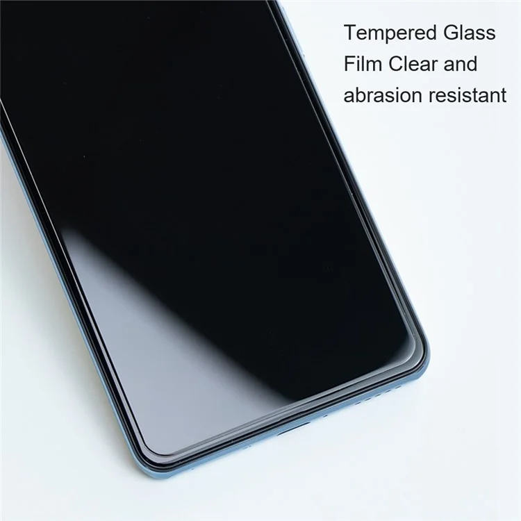 AMORUS For Xiaomi Mi 10 Lite 5G HD Clear 2.5D Phone Screen Protector Anti-dust UV Filter High Aluminum-silicon Glass Film