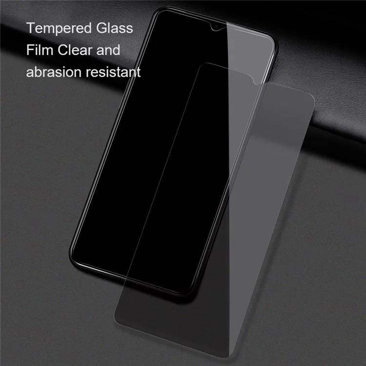 AMORUS 2.5D Arc Edge Mobile Phone Screen Protector for Samsung Galaxy A21s, Ultra Clear 9H Hardness High Aluminum-silicon Glass Film