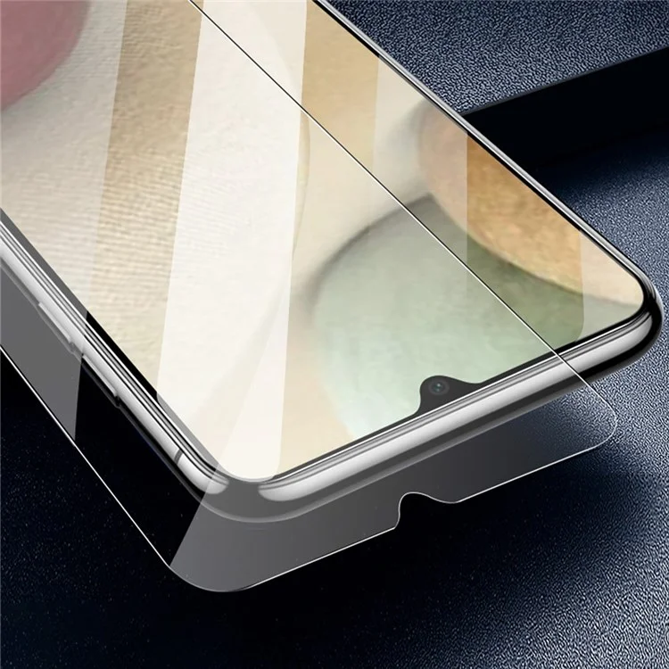 AMORUS For Samsung Galaxy A70 HD Clear High Aluminum-silicon Glass Screen Protector 2.5D Arc Edges 9 Hardness Anti-Scratch Film Guard