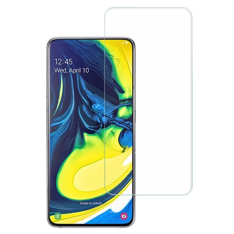 Amorus Für Samsung Galaxy A90/A80 Clear Screen Protector 2.5d Lichtbogenkanten 9H Härte Anti-kratzer Hochaluminium-silicon-glasfilm