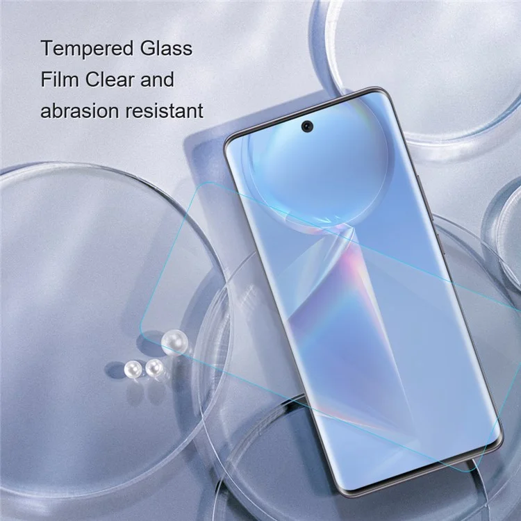 Amorus Für Huawei P30 Lite/nova 4e/p30 Lite New Edition Anti-fingerabdruck Super Clear 2.5D Telefonbildschirmschutz Hochaluminium-silicon Glassfilm