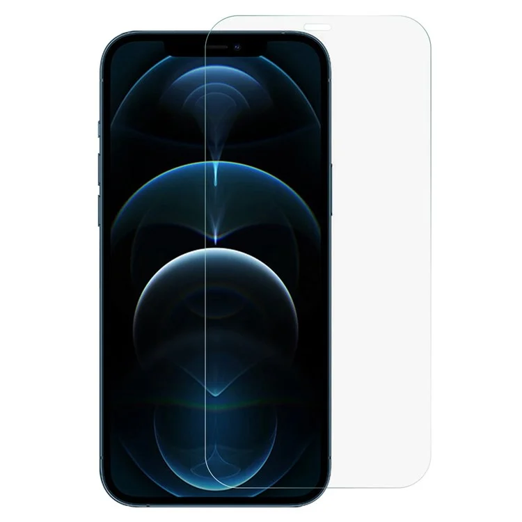 AMORUS Para iPhone 12 6.1 polegada/12 Pro 6.1 polegada High Aluminum-silicon Glass Screen Film 2.5D Anti-explosion Screen Protector