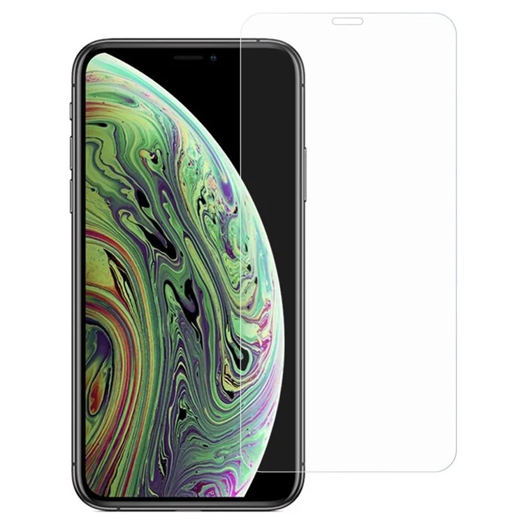 AMORUS для iPhone X/XS/11 Pro 5.8 дюйма Стекло с высоким содержанием алюминия и кремния, устойчивое к отпечаткам пальцев и царапинам, с 2,5D экраном