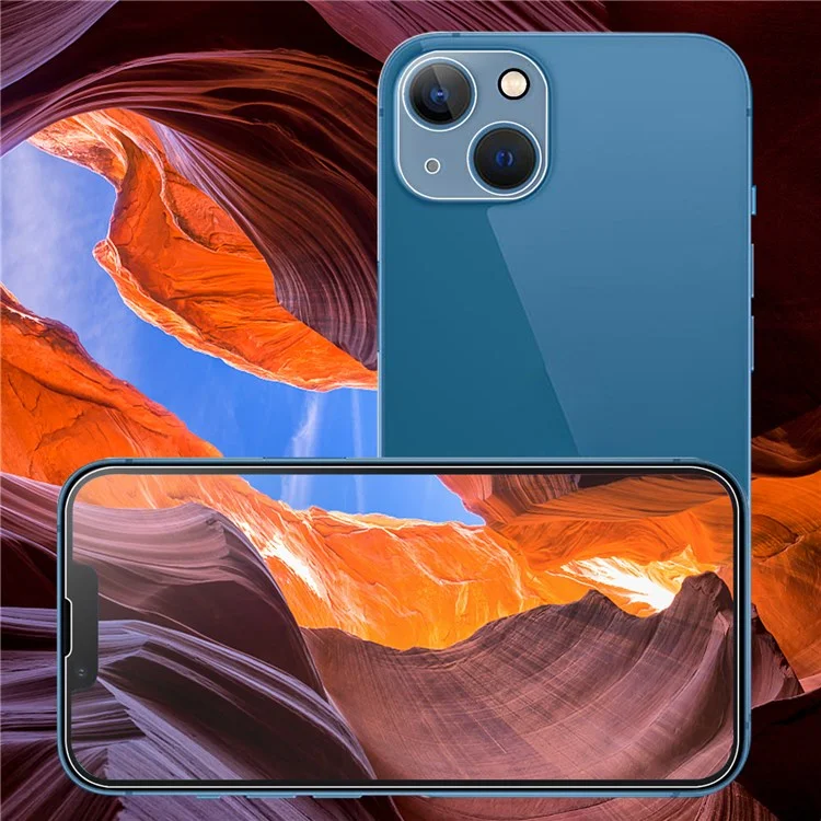 For iPhone 14 Plus 6.7 inch Full Covering High Transparency Anti-explosion AGC Glass Rear Camera Lens Protector