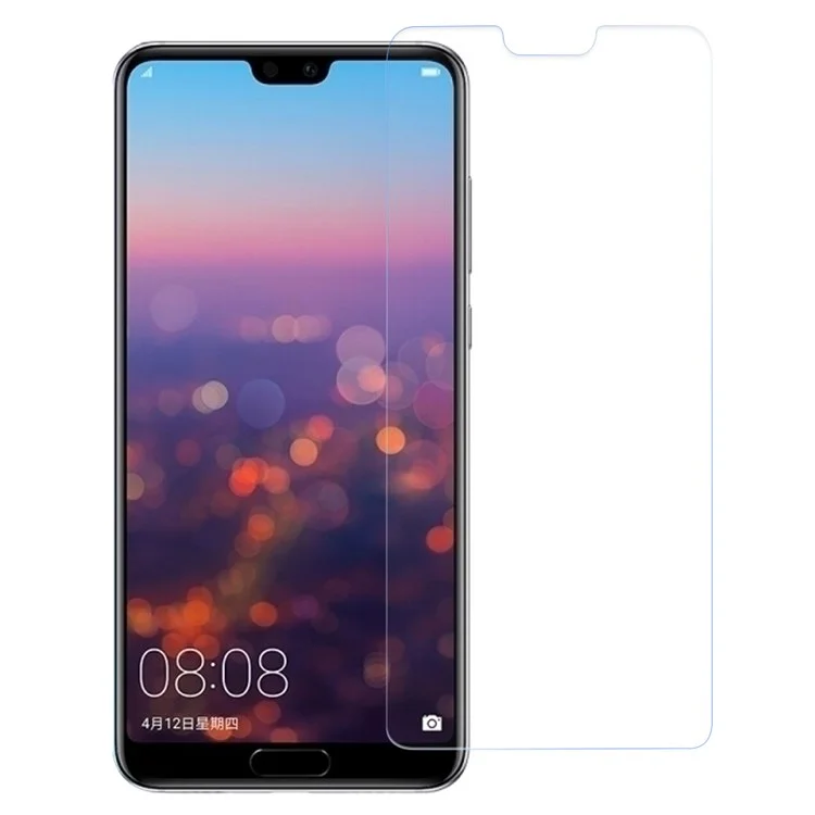 AMORUS For Huawei P20 Pro Mobile Phone Screen Protector 2.5D Arc 9H Hardness High Aluminum-silicon Glass Film