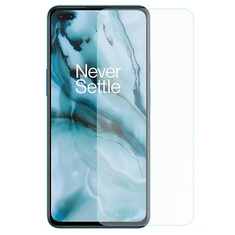 AMORUS for OnePlus Nord 2.5D Arc Edge Screen Protector 9H High Aluminum-silicon Glass HD Protective Film