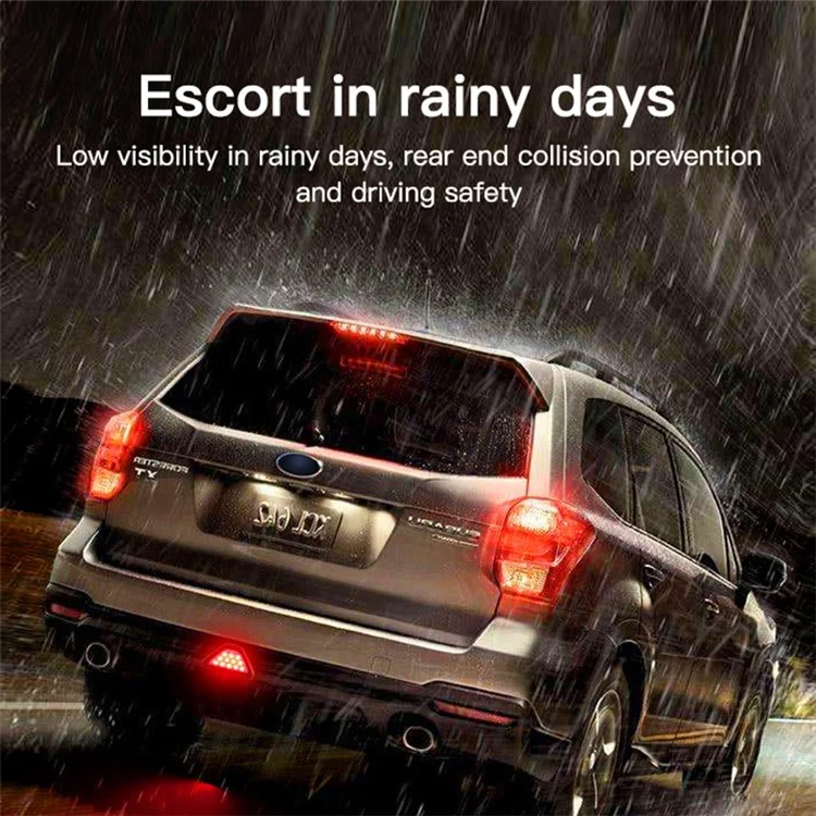Car Modification High Brightness LED Brake Light Universal Vehicle Strobe Tail Lamp Rear Fog Light