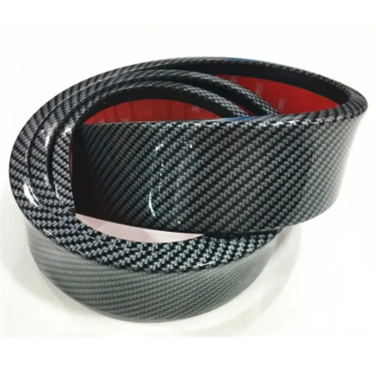 4.5cm Width Car Wheel Eyebrow Anti-Collision PVC Strip Wheel Arch Fender Trim Sticker, 1.5m - Carbon Fiber