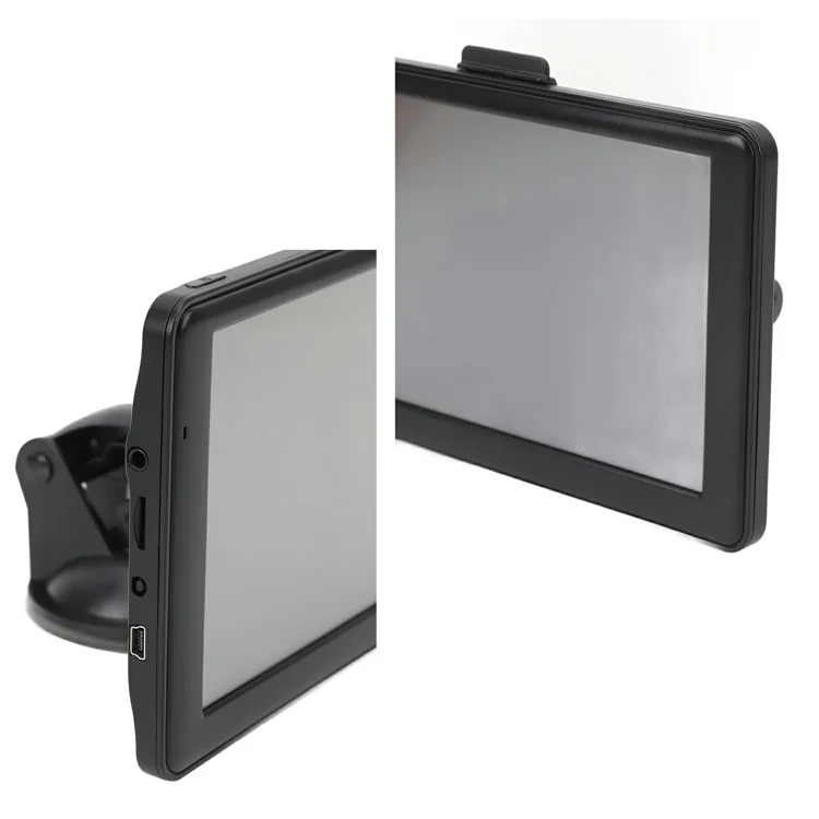 G102 7 Inch Car GPS Navigator 128M + 8G Speed Camera Alert Navigation System with Europe Map