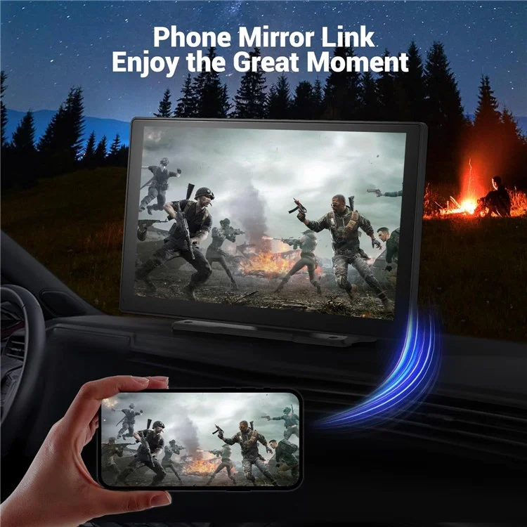 W519 Schermo da 9 pollici per Auto Wireless Carplay Android Auto con Navigazione GPS / Mirror Link / Controllo Vocale