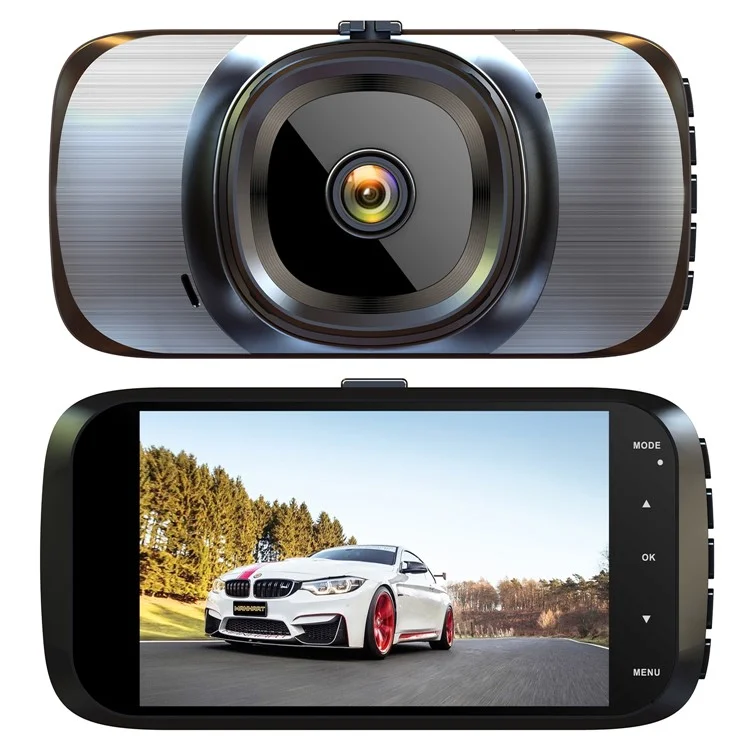 GT400 4 pollici Schermo IPS HD Videocamera per auto Loop Record GPS Tracking Visione notturna Registratore Cam