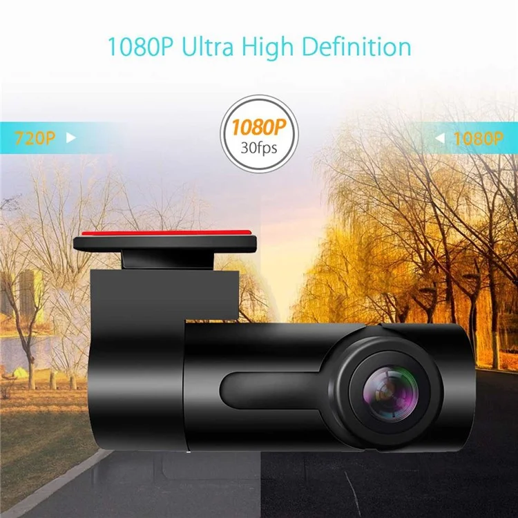 G10 1080P HD Car DVR Driving Recorder wi -fi Video Video Campo de Monitor de Estacionamento da Camada de Visão de Visão da Câmera de Estacionamento