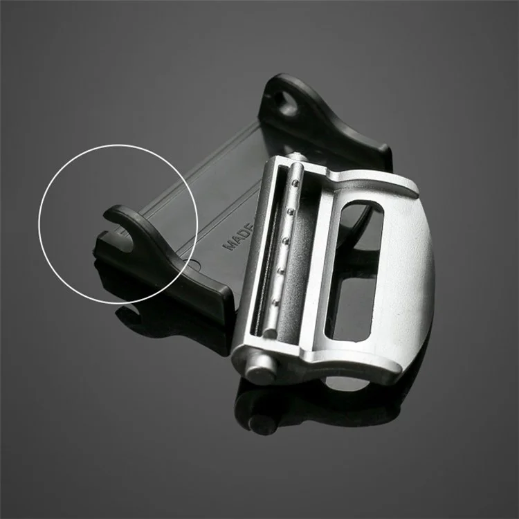 1 Pair Universal Car Seat Belt Clips Adjustable Stopper Buckle Plastic Clip Safety Fastening Car Interior Accessories - Black