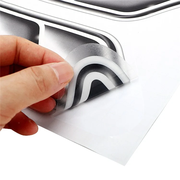 Car Hood Stickers 3D Design Car Trim Decoration Stickers Decals, Size: 37x21cm