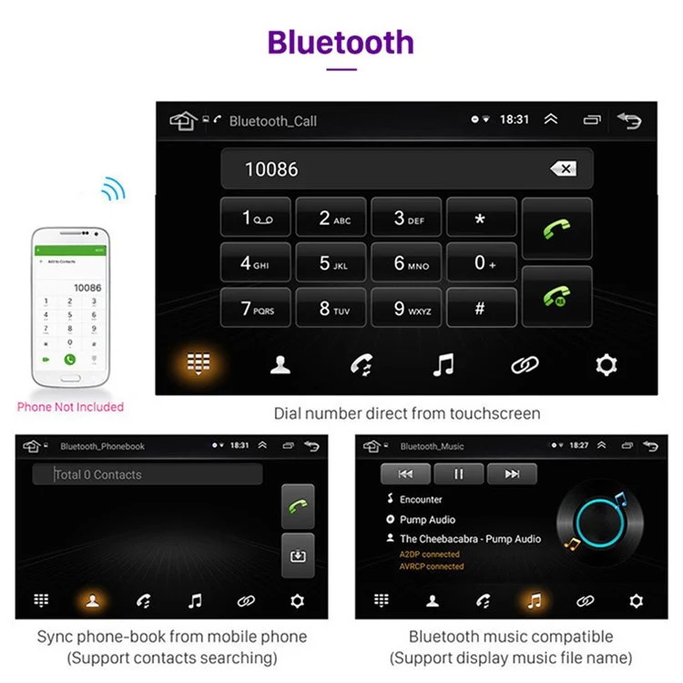 1g+16g HD de Navegação de Carro Android Grande Para Volvo XC90 04-14