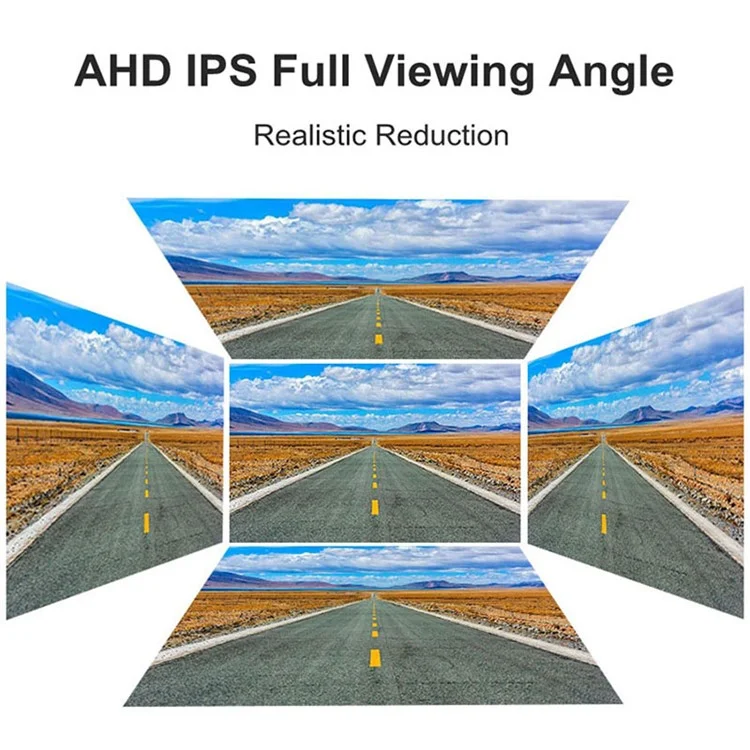 5" IPS AHD Screen Video Display Monitor Plegable Cámara de visión trasera Sistema de estacionamiento y reversa - Conector de aviación