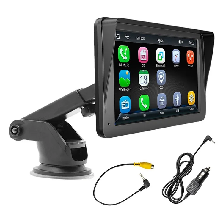 W505A Display Touchscreen Portatile da 7.0 pollici HD Lettore Auto 2.4G / 5G Dual Frequency CarPlayer Supporta FM