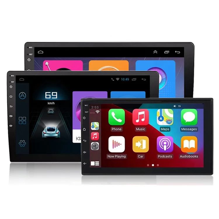 R-730F 7 Zoll Android 12 Auto-GPS-Navigation 2G+16GB Carplay WIFI Auto-Stereo mit 12LED-Rückfahrkamera