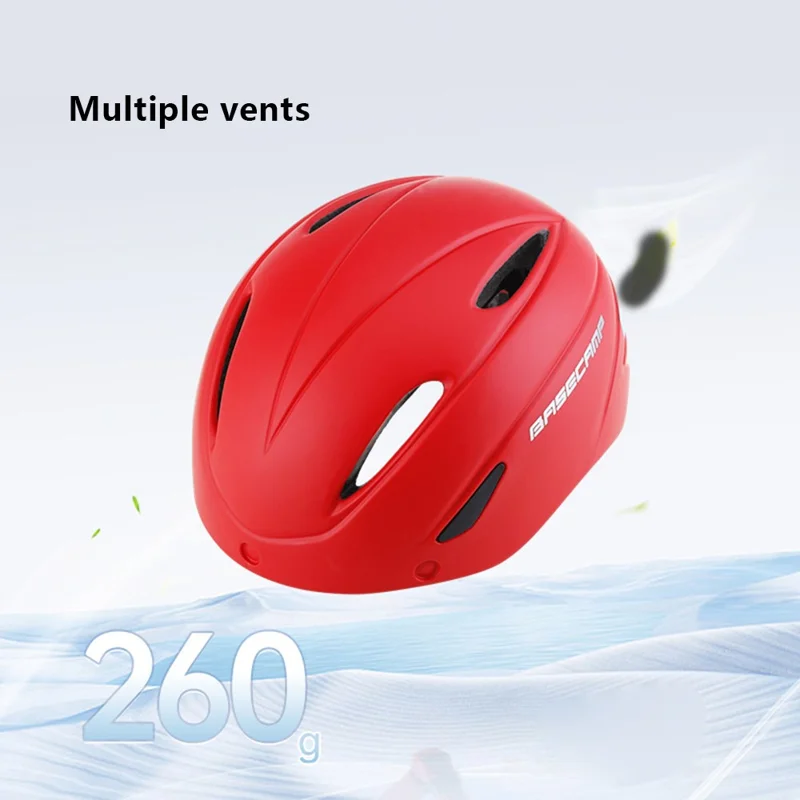 BACECAMP BC001 Cycling Safety Helmet with Integrated Goggles Motorcycle Helmet - Lake Blue