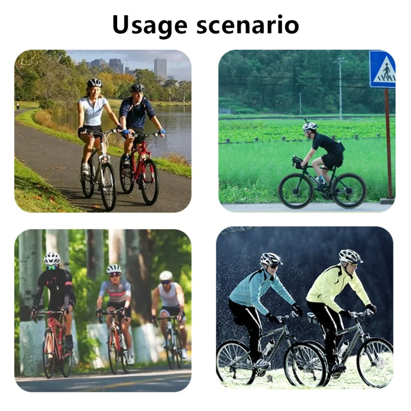 BACECAMP BC001 Cycling Safety Helmet with Integrated Goggles Motorcycle Helmet - Lake Blue