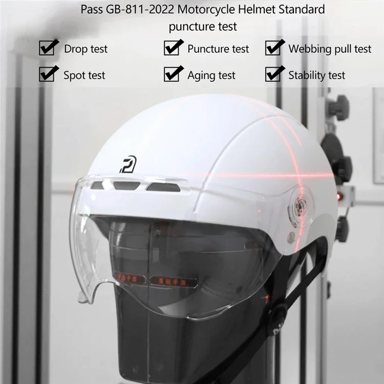 PEMILA V-08 T1 Bike Cycling Helmet Motorcycle Helmet with Clear Visor Panel, Size: L - Khaki