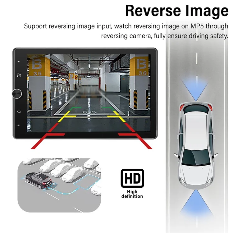 1531A 10.4 inch Carplay with Backup Camera Android 13 Touchscreen Car Radio with FM / Wifi / Mirror Link