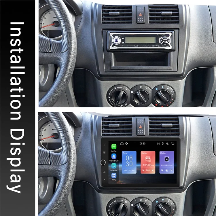 1531A 10.4 inch Carplay with Backup Camera Android 13 Touchscreen Car Radio with FM / Wifi / Mirror Link