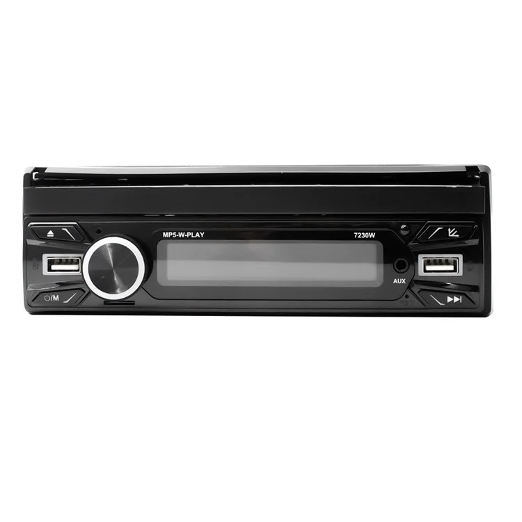 Voiture 7 pouces Écran électrique rétractable Lecteur de musique sans fil Carplay Console centrale (7230W) CE