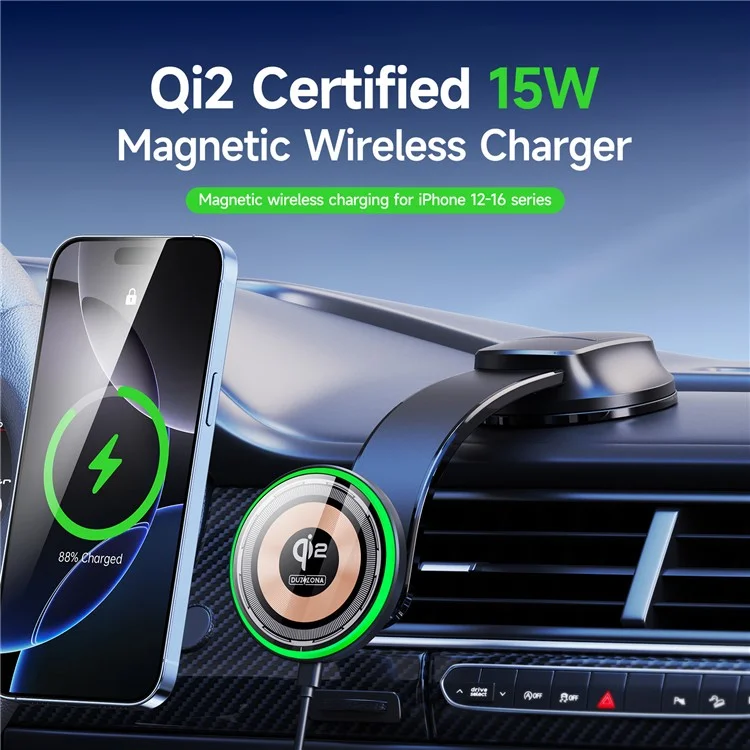 Duzzona V5 Pro 15W Магнитное Беспроводное Зарядное Устройство Для Iphone 16-15 Зарядка Серии (сертифицирован Qi2)