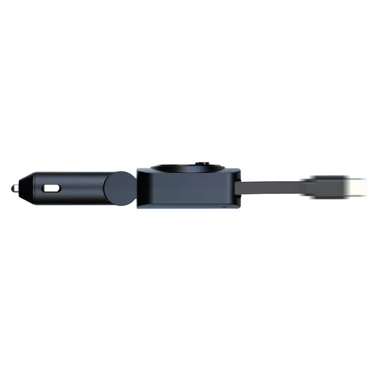 C76 PD 30W Car Charger with Retractable Cable  /  Cigarette Lighter Adapter  /  Bluetooth-compatible FM Transmitter