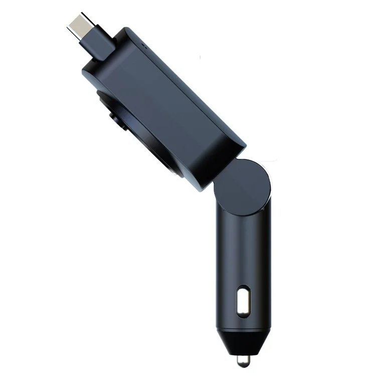 C76 PD 30W Car Charger with Retractable Cable  /  Cigarette Lighter Adapter  /  Bluetooth-compatible FM Transmitter