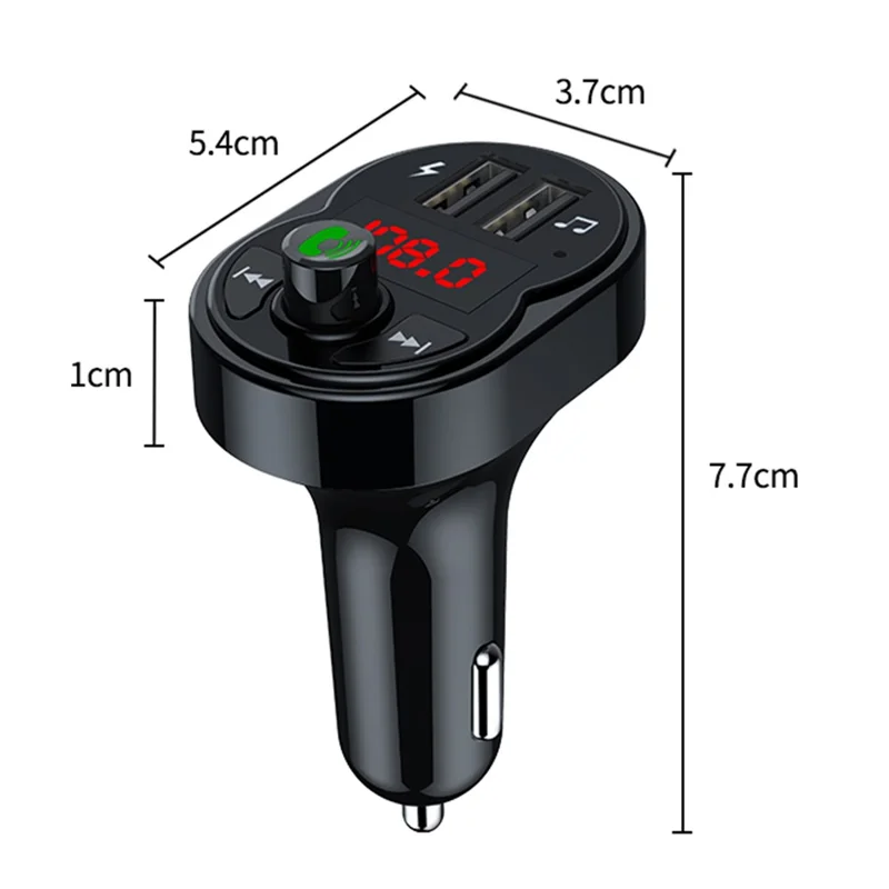 X1 3,1A USB Kfz-Ladegerät MP3-Player Bluetooth-kompatibel Freisprecheinrichtung FM-Transmitter