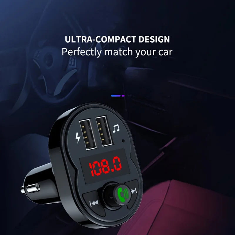 X1 3,1A USB Kfz-Ladegerät MP3-Player Bluetooth-kompatibel Freisprecheinrichtung FM-Transmitter
