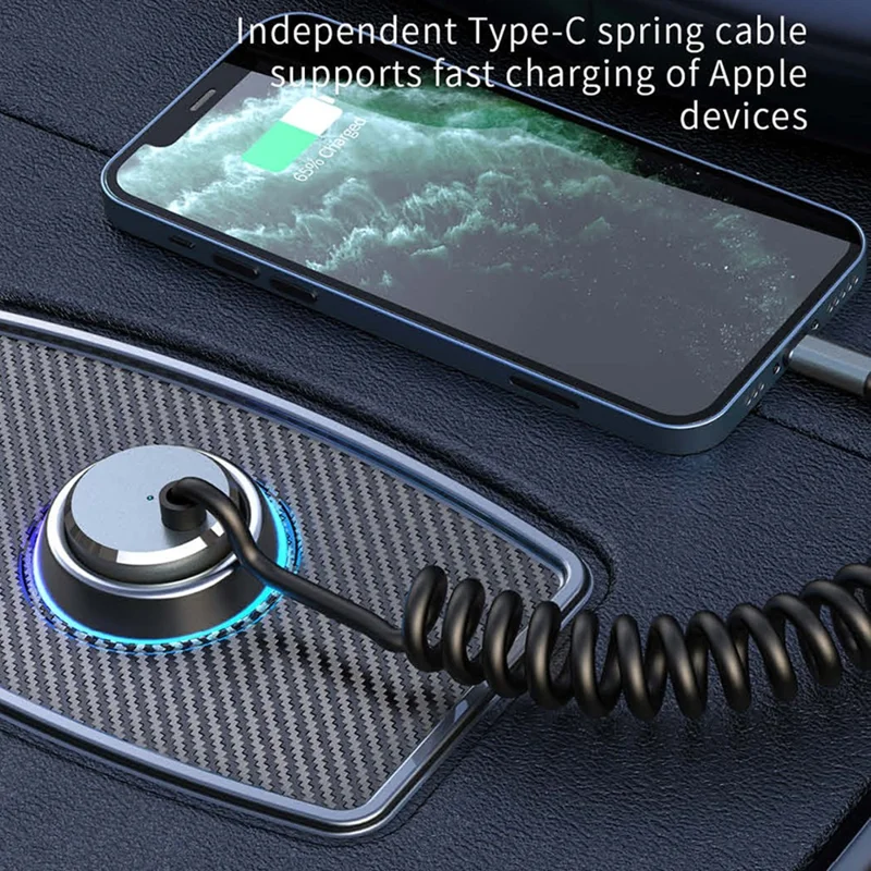 K31 PD 30W Super Fast Car Charger Cigarette Lighter Adapter for Phones / Tablets