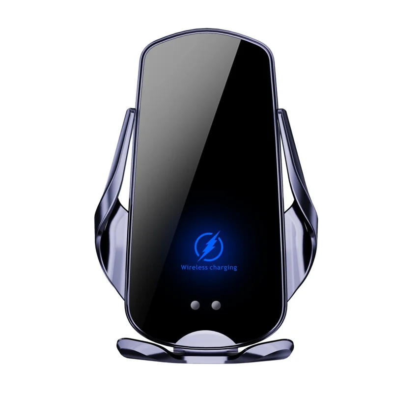 SD32 Supporto per Telefono Auto con Ricarica Wireless Veloce 15 W, Montaggio su Bocchetta d'Aria con Rotazione di 360°, Chiusura Automatica, Navigazione - Nero