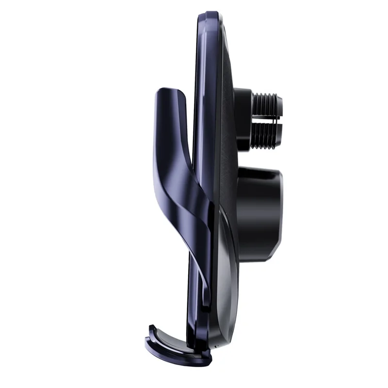 SD32 Supporto per Telefono Auto con Ricarica Wireless Veloce 15 W, Montaggio su Bocchetta d'Aria con Rotazione di 360°, Chiusura Automatica, Navigazione - Nero