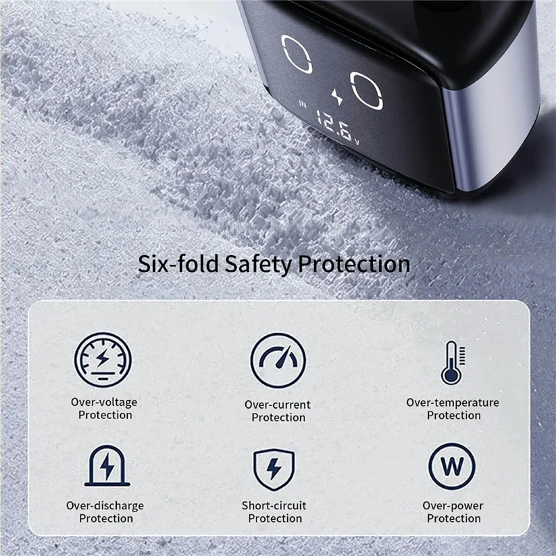 GE16 USB-A + USB-C Dual Port Car Charger with PD 65W Retractable Cable Digital Voltage Display Cartoon Emoji