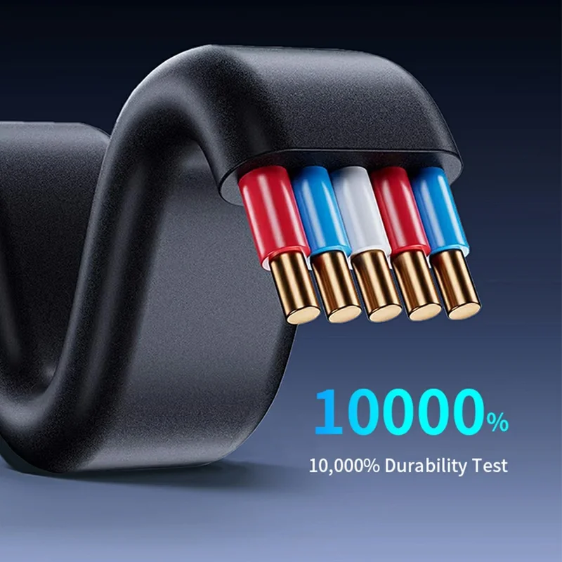 GE18 Car Charger PD 65W Retractable Cable TFT Display Voltage Monitor Bluetooth-compatible 5.4 FM Transmitter