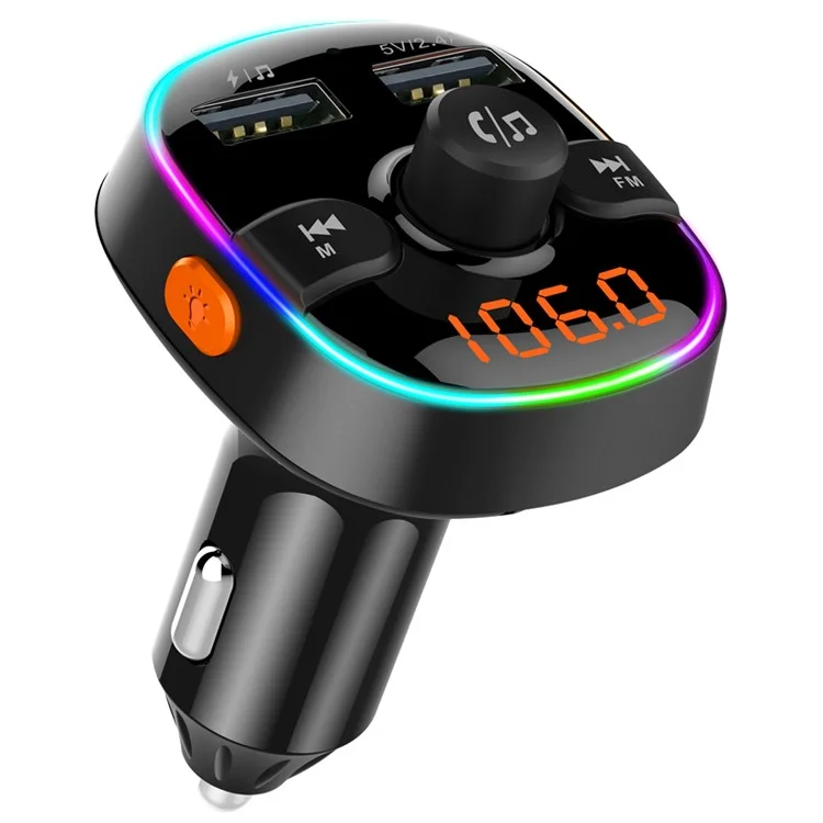 BC52L Car Bluetooth 5.0 FM Transteur MP3 Adapter Musique Audapter