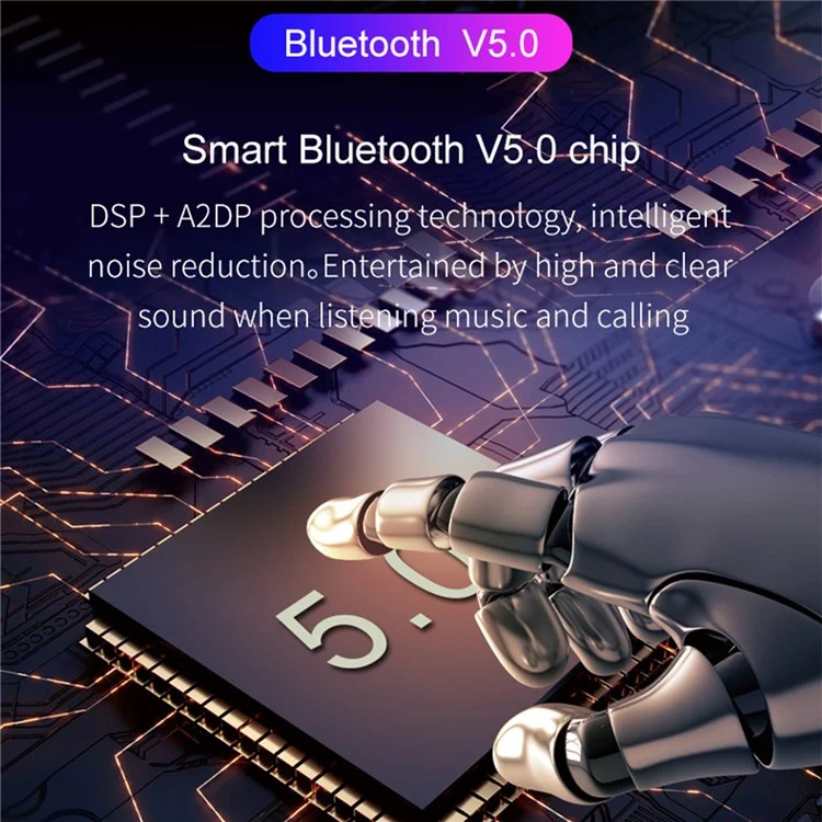 BC52L Car Bluetooth 5.0 FM Transteur MP3 Adapter Musique Audapter