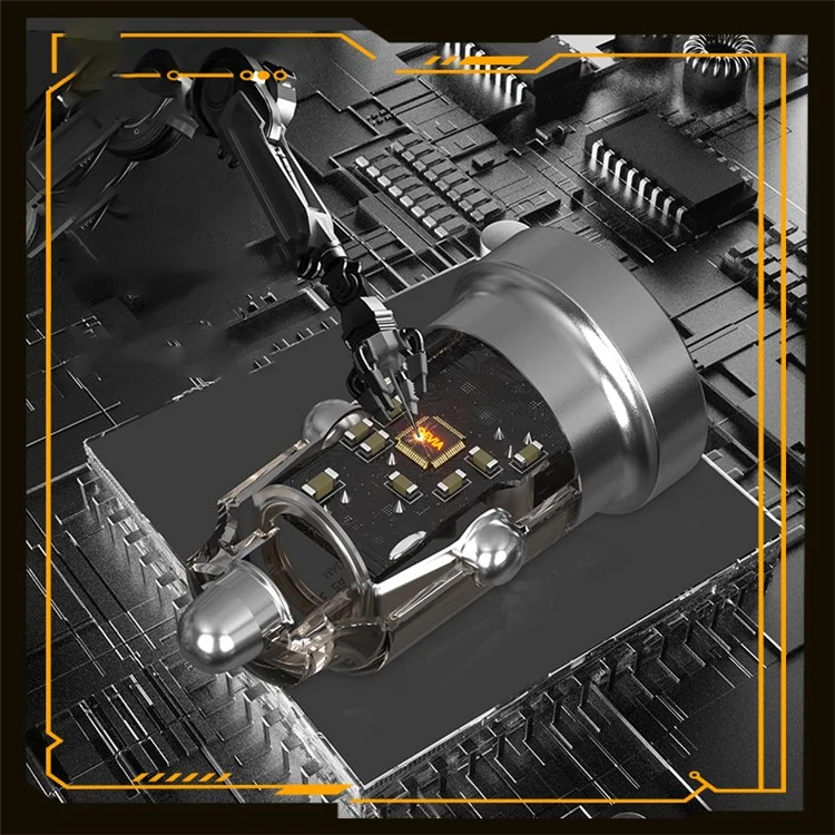DEVIA EA362 Caricabatterie da Auto Mini Stile Punk Serie Smart PD+QC3.0 Caricabatterie Dual Port USB+Type-C 