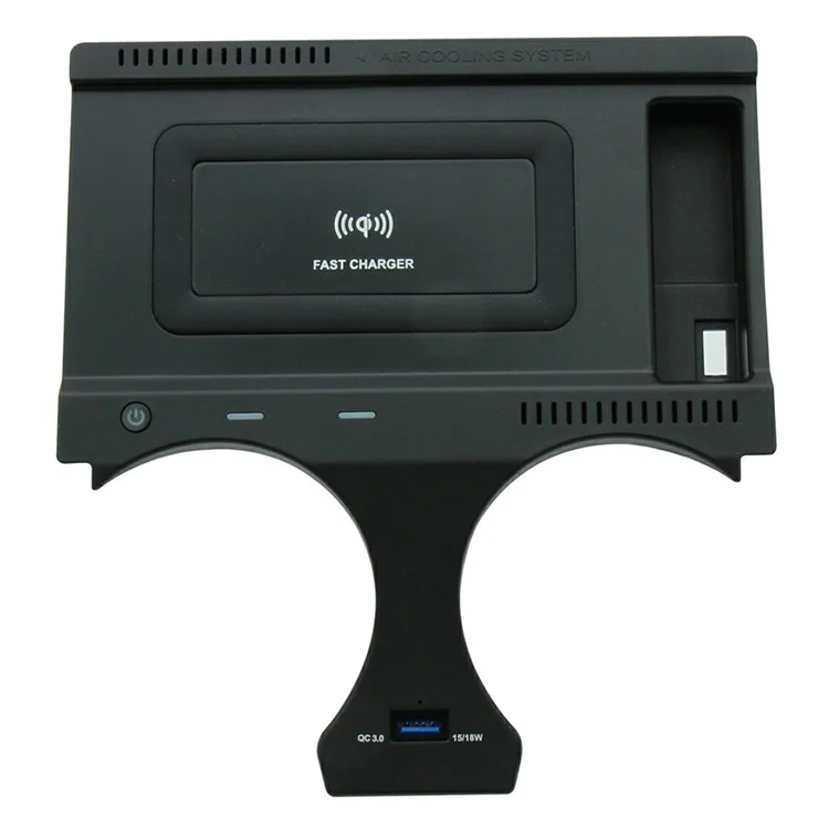 WINAUTO Für X3 / X3M / G01 / G08 2018-2019 / X4 G02 2019-2020 Auto-Wireless-Ladegerät mit QC3.0-Anschluss
