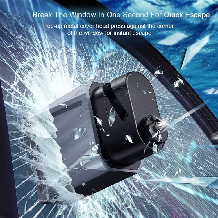 XUNDD XDHO-037 Quebrador de Janela de Carro Cyber Martelo de Emergência Ferramenta de Escape