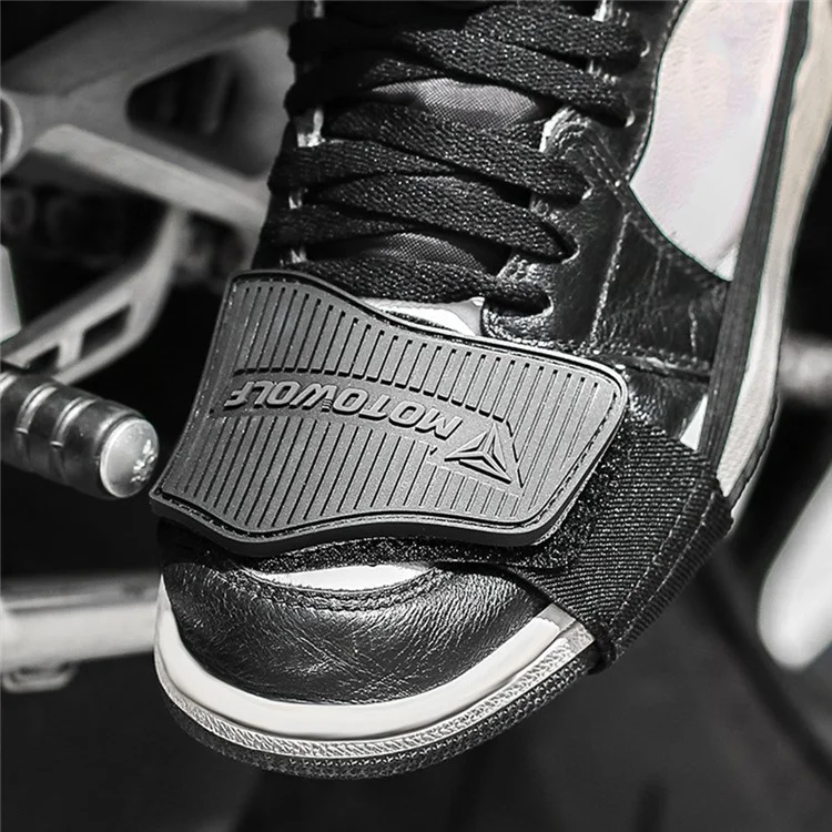 MOTOWOLF MDL1907 Motorcycle Gear Shift Sleeve Dirt Resistant Cycling Shoe Cover - Black